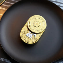 Cargar imagen en el visor de la galería, Golden MIX Angry Rabbit stainless steel fidget slider
