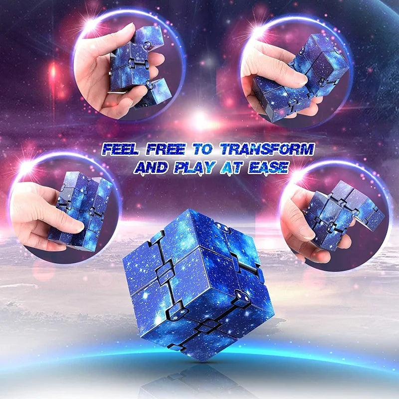 Infinity Cube Fidget Toy, Hand Killing Time Transform Cubes Magic Cubes Infinity Cube Fidget Toy, Hand Killing Time Transform Cubes Magic Cubes
