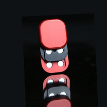 Laden Sie das Bild in den Galerie-Viewer, Red 3-layer metal fidget slider shown open
