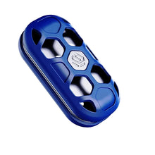 Charger l'image dans la galerie, Blue openwork metal fidget slider product view
