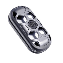 Charger l'image dans la galerie, Silver openwork metal fidget slider product view
