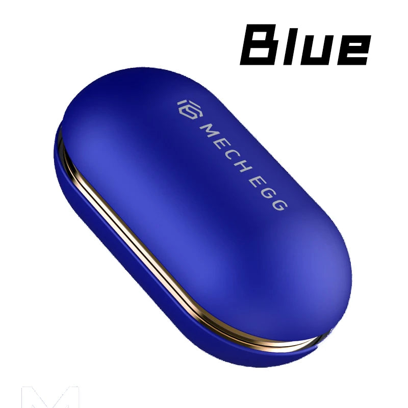 Blue Mechanical Egg fidget slider toy – anxiety relief gadget for ADHD