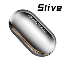 Load image into Gallery viewer, Silver mechanical egg metal fidget toy for adults – desk stress reliever
