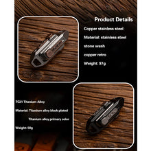 Load image into Gallery viewer, zinc alloy EDC slider with strong magnets
