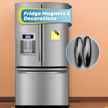 Load image into Gallery viewer, Oval magnetic balls used as fridge magnets
