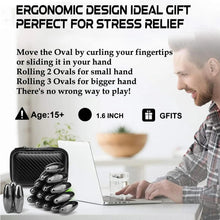 Load image into Gallery viewer, Oval magnetic fidget balls stress relief toy features
