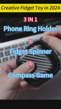 Load and play video in Gallery viewer, 3 in 1 Fidget Spinner Phone Ring Holder
