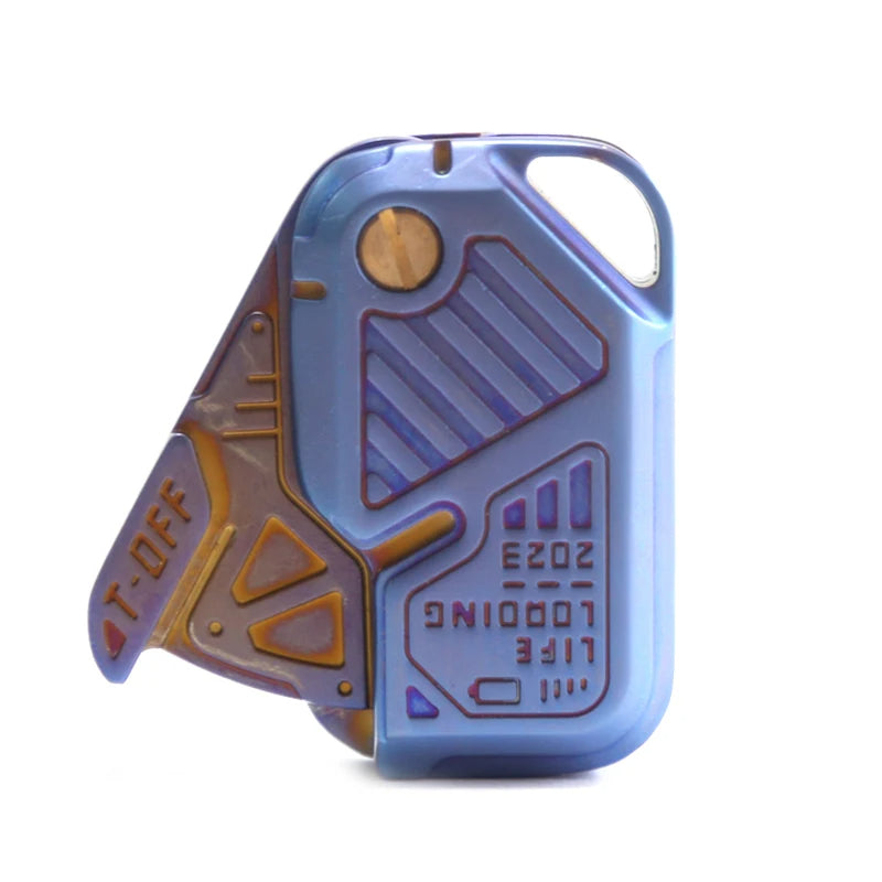 Magnetic fidget slider toy for one-handed play