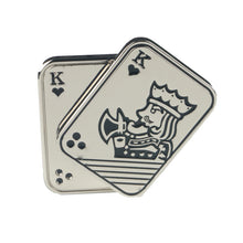 Load image into Gallery viewer, poker fidget slider showing skeleton and king k details
