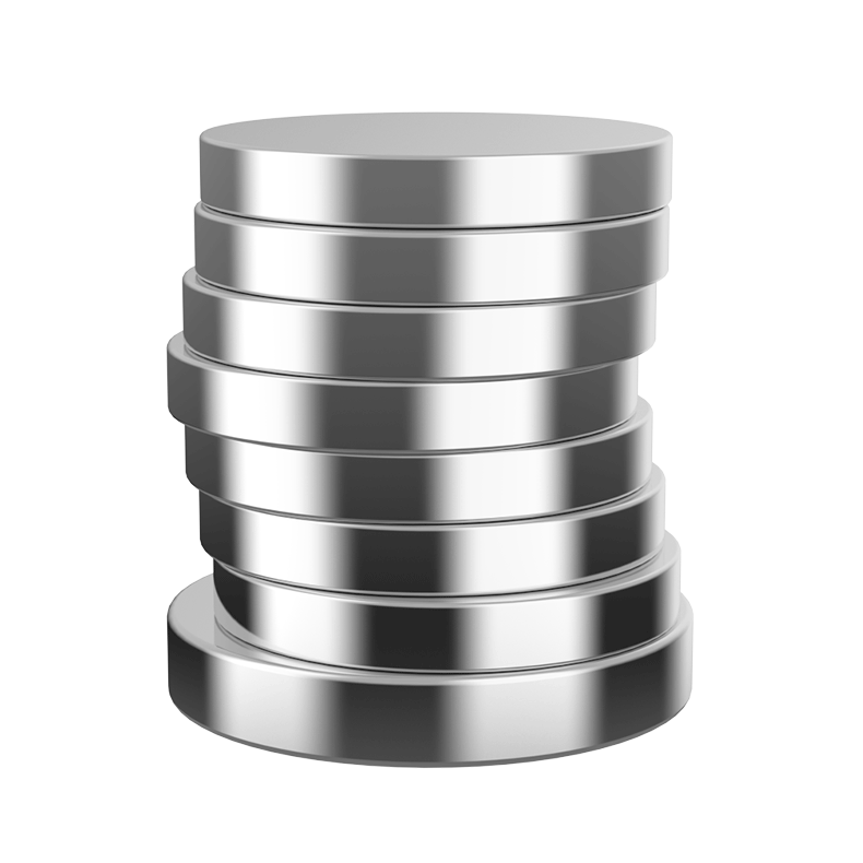 silver coin style desk spinner with s wave pattern