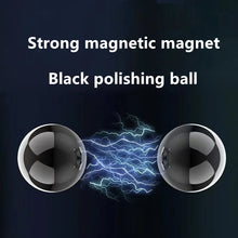 Load image into Gallery viewer, strong magnetic black polished balls demonstrating powerful magnetic attraction
