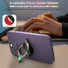 Load image into Gallery viewer, zinc alloy spinner phone ring stand side view
