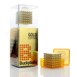 Original 5MM 216PCS Gold Buckyballs Magnetic Balls Puzzles Desktop Balls Toys - Buckyballs Online Store