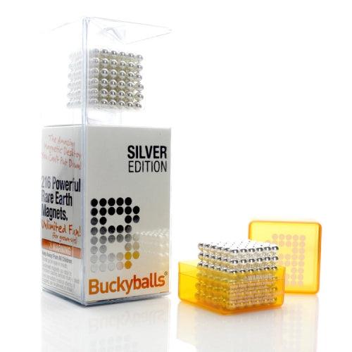 Original 5MM 216PCS Silver Buckyballs Magnetic Balls Puzzles Desktop Balls Toys - Buckyballs Online Store