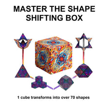 Load image into Gallery viewer, rare earth magnet magic cube transformed into star shape
